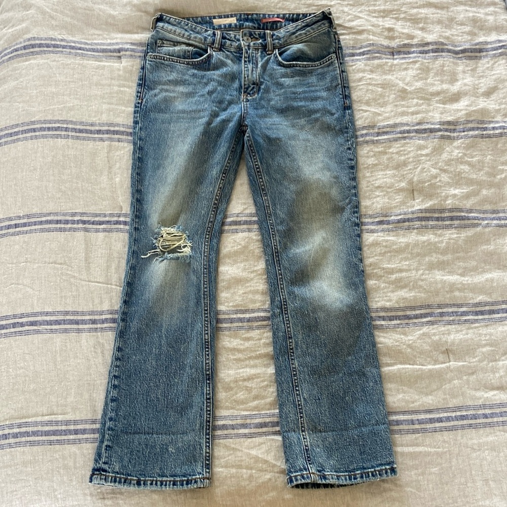 Pilcro Jeans Women's 27 Distressed bootcut Anthropologie